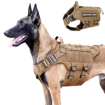 PETNANNY Service Dog Vest No Pull Pet Harness with Handle Full Body Dog Vest for Hiking Training Outdoor Easy Training for Small Medium Large Dogs