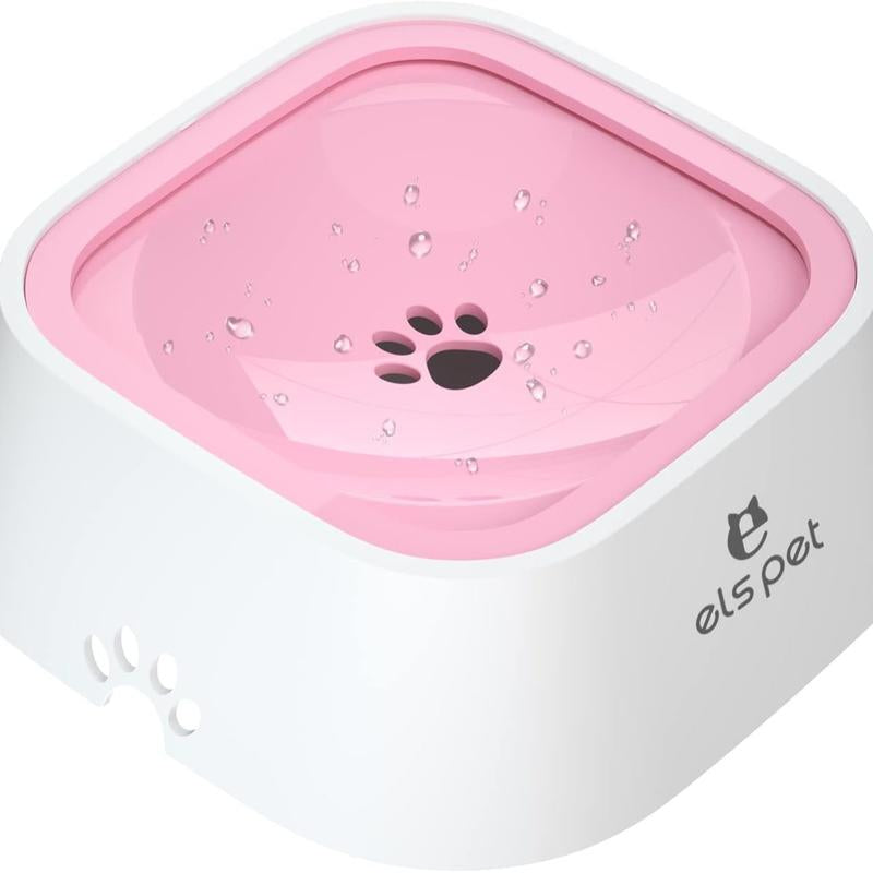 Pet Water Bowl Slow-Sip No Spill No Bloating