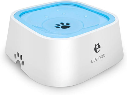 Pet Water Bowl Slow-Sip No Spill No Bloating