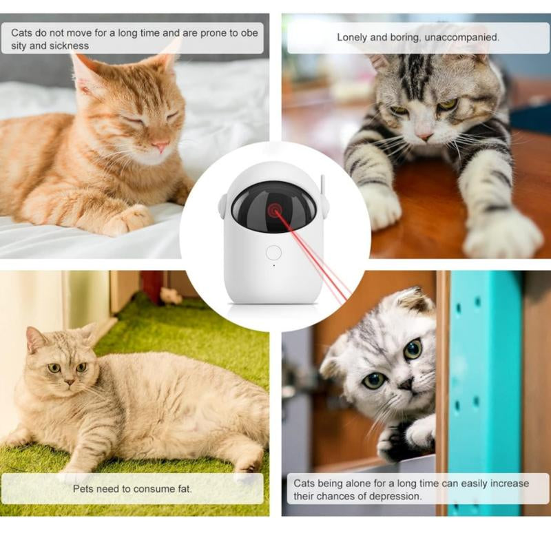 USB Rechargeable Automatic Laser Toy for Indoor Cats and Dogs