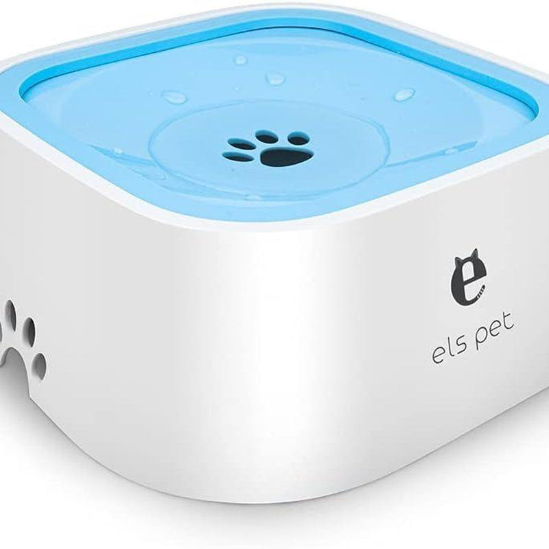 Pet Water Bowl Slow-Sip No Spill No Bloating