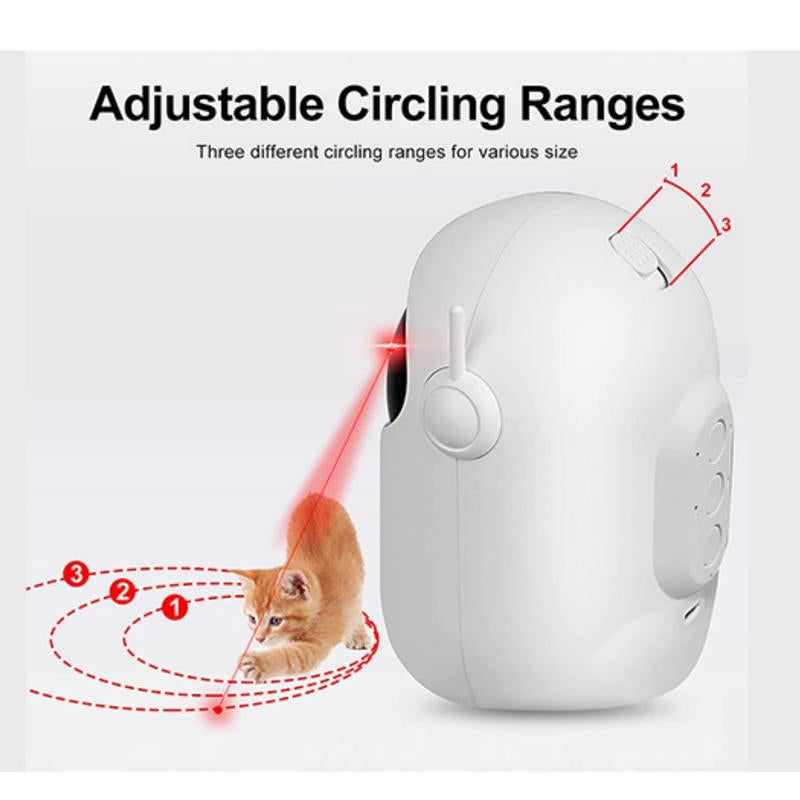 USB Rechargeable Automatic Laser Toy for Indoor Cats and Dogs