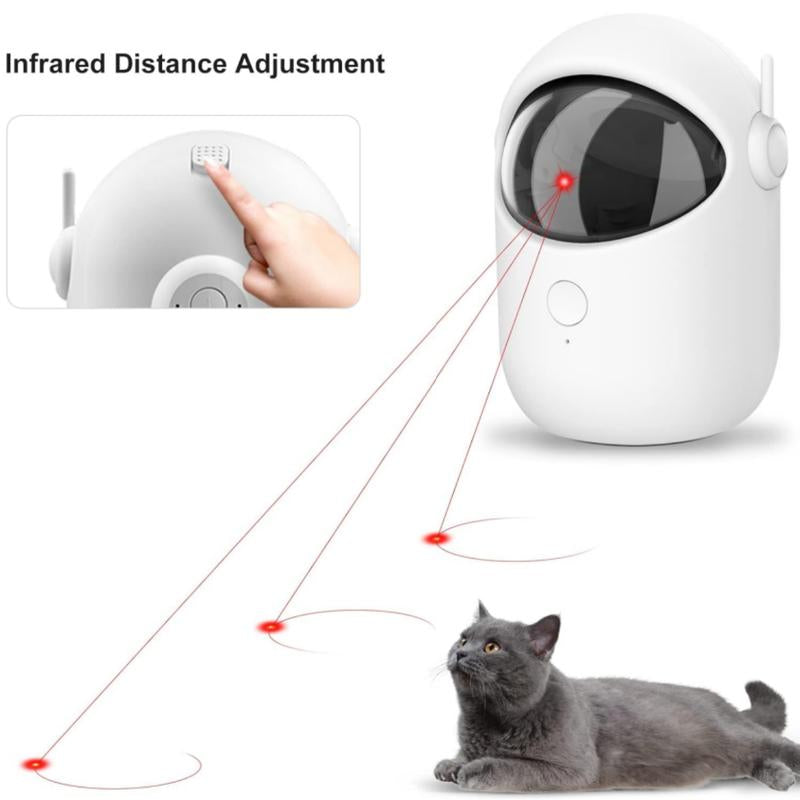 USB Rechargeable Automatic Laser Toy for Indoor Cats and Dogs