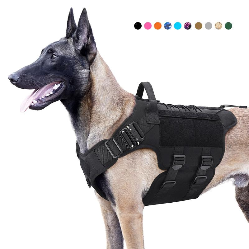 PETNANNY Service Dog Vest No Pull Pet Harness with Handle Full Body Dog Vest for Hiking Training Outdoor Easy Training for Small Medium Large Dogs