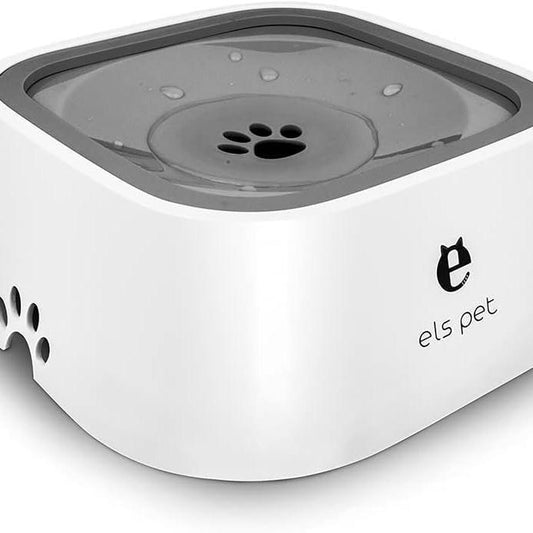 Pet Water Bowl Slow-Sip No Spill No Bloating