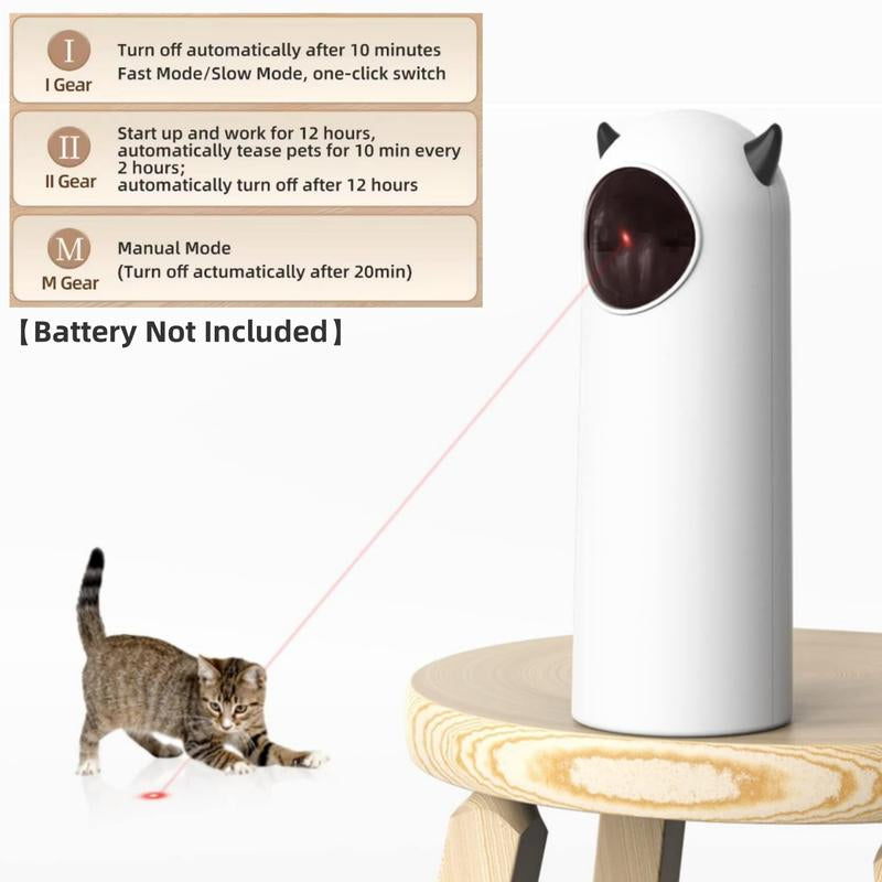 USB Rechargeable Automatic Laser Toy for Indoor Cats and Dogs