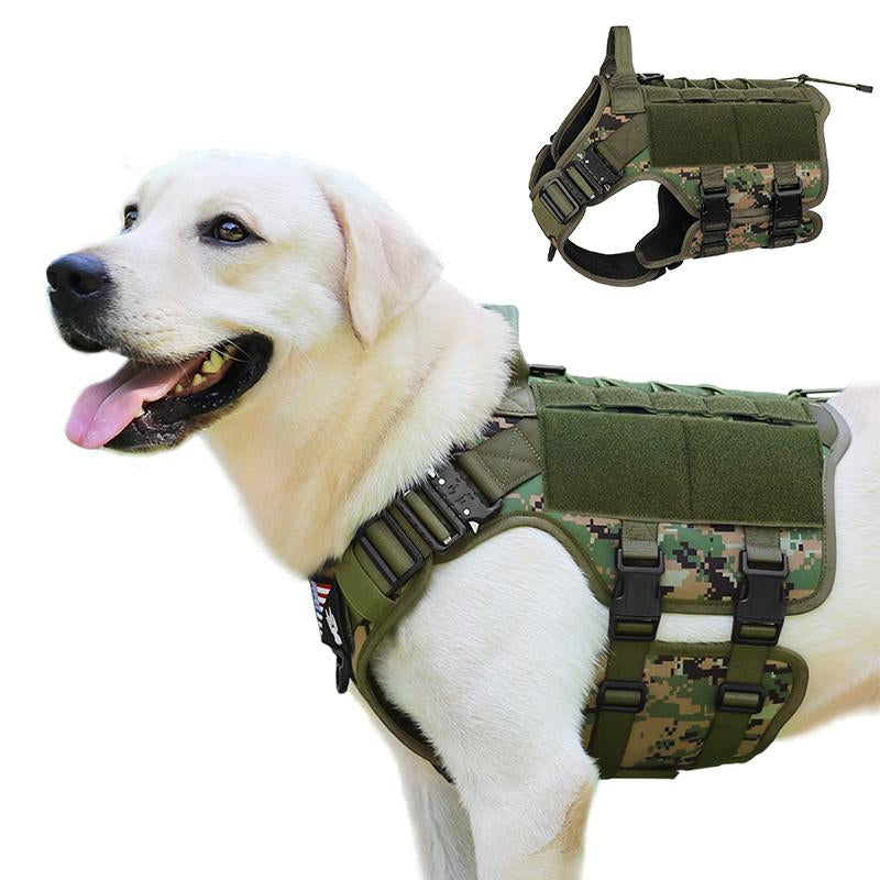 PETNANNY Service Dog Vest No Pull Pet Harness with Handle Full Body Dog Vest for Hiking Training Outdoor Easy Training for Small Medium Large Dogs