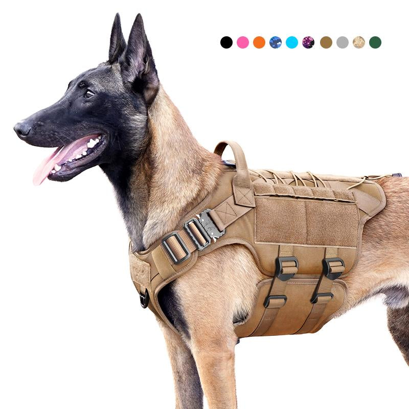 PETNANNY Service Dog Vest No Pull Pet Harness with Handle Full Body Dog Vest for Hiking Training Outdoor Easy Training for Small Medium Large Dogs