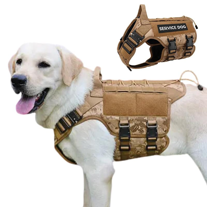 PETNANNY Service Dog Vest No Pull Pet Harness with Handle Full Body Dog Vest for Hiking Training Outdoor Easy Training for Small Medium Large Dogs